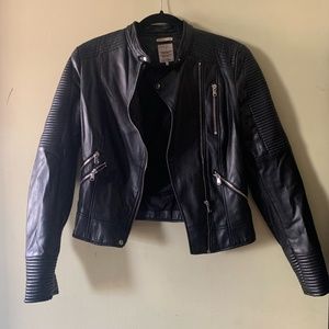 Zara Moto Leather Jacket ON HOLD